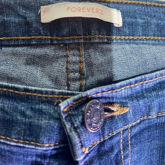 Retro embellished vintage Forever 21 Jeans size L - Picture 7 of 8